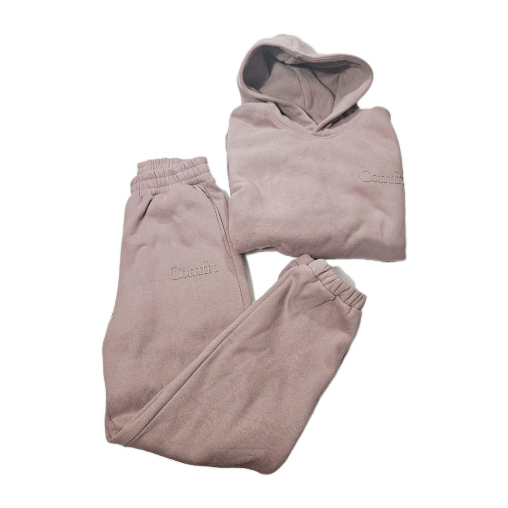 Comfrt Cloud Sweatshirt And Sweatpants Small Light Pink Soft